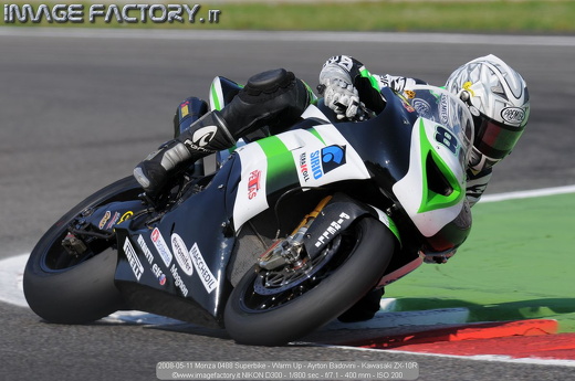 2008-05-11 Monza 0488 Superbike - Warm Up - Ayrton Badovini - Kawasaki ZX-10R